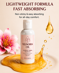 Velnoria Ayurveda Herbal Breast Firming, Contour Enhancing & Daily Wellness Massage Oil – 30ml
