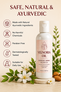 Velnoria Ayurveda Herbal Breast Firming, Contour Enhancing & Daily Wellness Massage Oil – 30ml