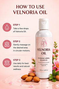 Velnoria Ayurveda Herbal Breast Firming, Contour Enhancing & Daily Wellness Massage Oil – 30ml